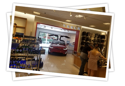 Tesla and Nordstrom's 'in the store' Promotion