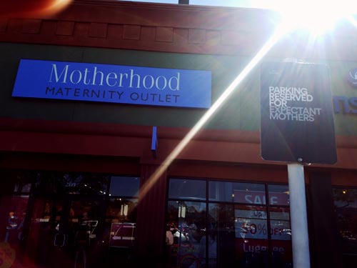 Maternity Motherhood, expectant mother parking.